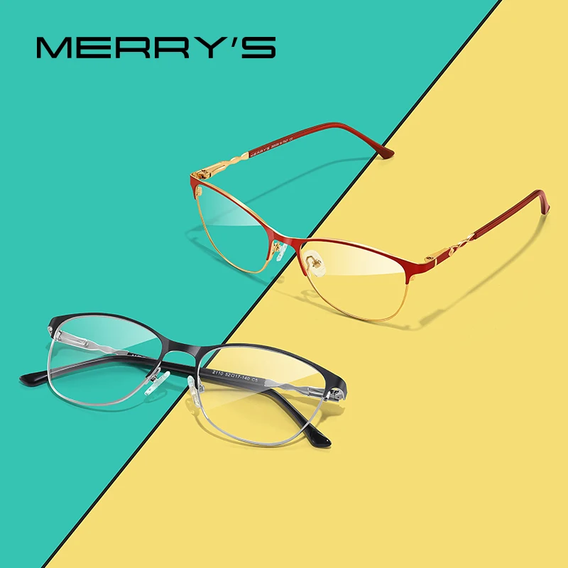 

MERRYS DESIGN Women Fashion Trending Cat Eye Glasses Full Frame Ladies Myopia Eyewear Prescription Optical Eyeglasses S2110