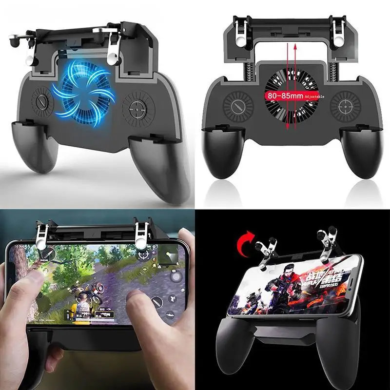 

Pubg Gamepad Pubg Controller Android Joystick Mobile Controller Handheld Game Console For iPhone Xiaomi Huawei With Cooler Fan