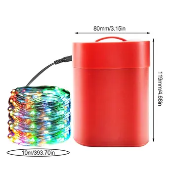 

Copper Wire Led String Lights Holiday Lighting Fairy Garland For Christmas Tree Wedding Party Decoration