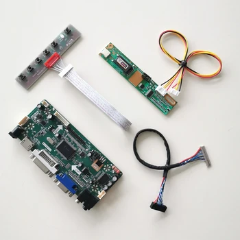 

For N121I3-L09/L0B 1280*800 12.1" CCFL LVDS 20-Pin HDMI+VGA+DVI LCD panel monitor MNT68676 display controller drive card DIY kit