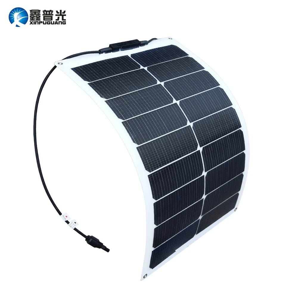 

30W 9V 6V ETFE Flexible Solar Panel New High Efficiency Monocrystalline Silicon Cell Module for 5v 3.7v Battery RV Phone Charger