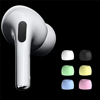 

1 Pair Soft Silicone Ear Tips Anti-slip Earbuds for AirPods Pro Bluetooth Earphone Comfortable Cover Earphone Earplugs Ear Bud