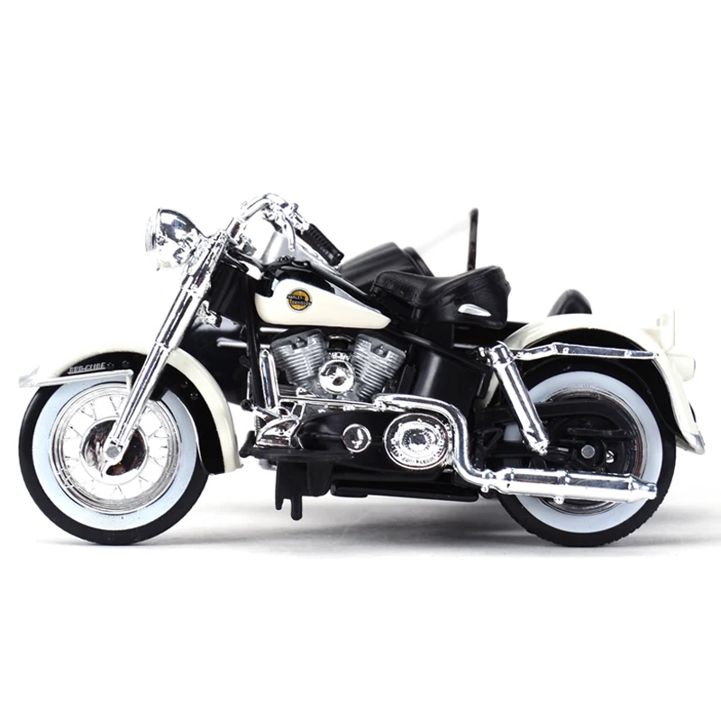 Maisto 1:18 1958 FLH Duo Glide мотоциклетная коляска литой под давлением сплав модель мотоцикла Игрушка