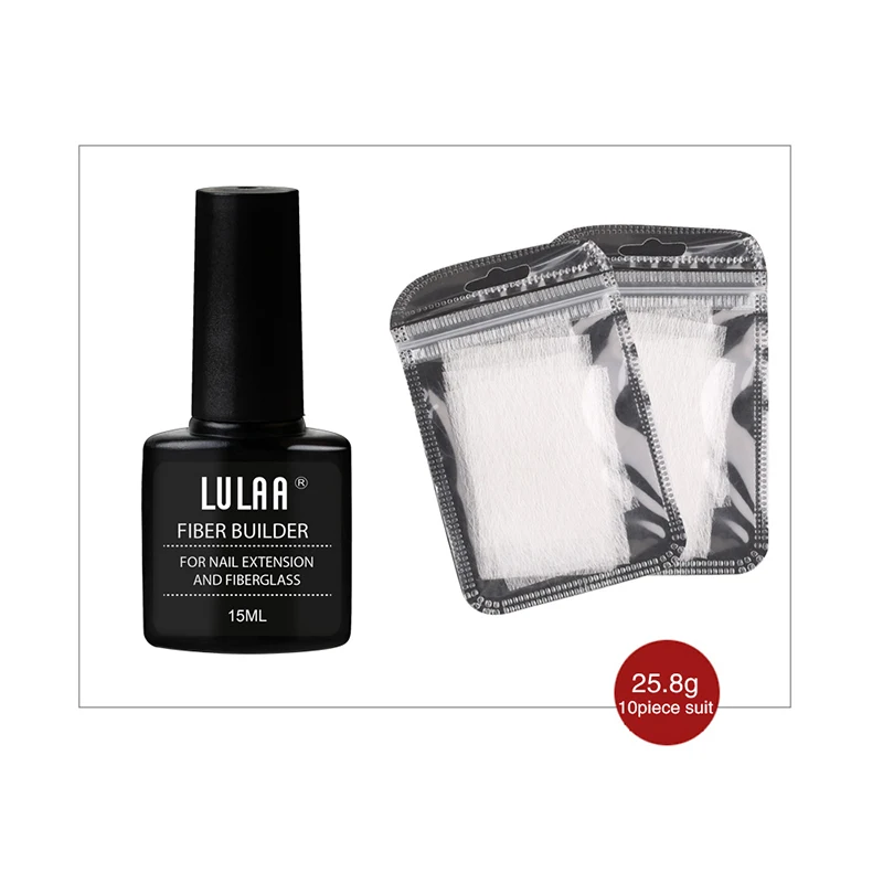 20 шт для наращивания ногтей, стекловолоконная бумага для наращивания ногтей+ Стекловолоконный гель для ногтей, инструмент для дизайна ногтей, Новинка