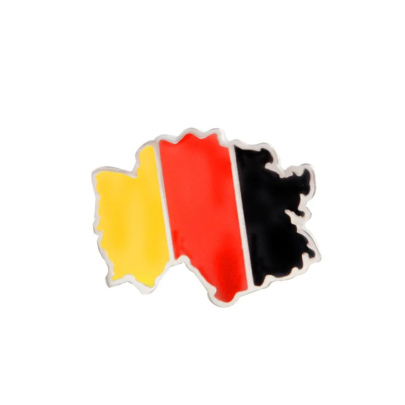 Германия, США, Канада, флаг всех стран, значок, брошь,, Свободное пальто, детские подарки на день рождения, брошь на булавке - Цвет: XZ1097