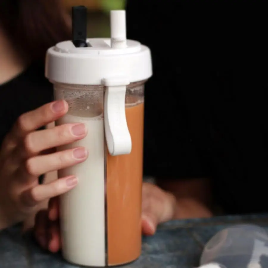 Бутылка для воды 600 мл, инновационная бутылка для воды двойного назначения, соломенная чашка для воды для дома, отдыха на природе, спорта, кемпинга, спорта на открытом воздухе, бутылка для воды