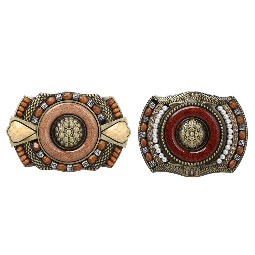 Men's Western Boho Indian Cowboy Buckle  Vintage Belt Buckle