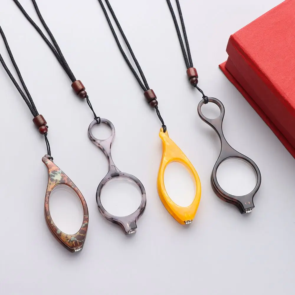 

Portable Reading Glasses Adjustable Folding Hanging Neck Presbyopia Glasses Men Women Full Frame Permanent Eyewear
