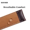 SEAFARER High Quality Genuine Leather Watch Strap 24 22 20 19 18 17 16 14mm Watchband Men's Watch Band For DW Daniel Wellington ► Photo 2/6