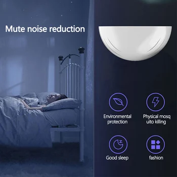 

3PCS Rechargeable Indoor Wall-mounted Mute Baby Mosquito Trap Commercial Plug-in Restaurant Electric Shock Flies Artifact