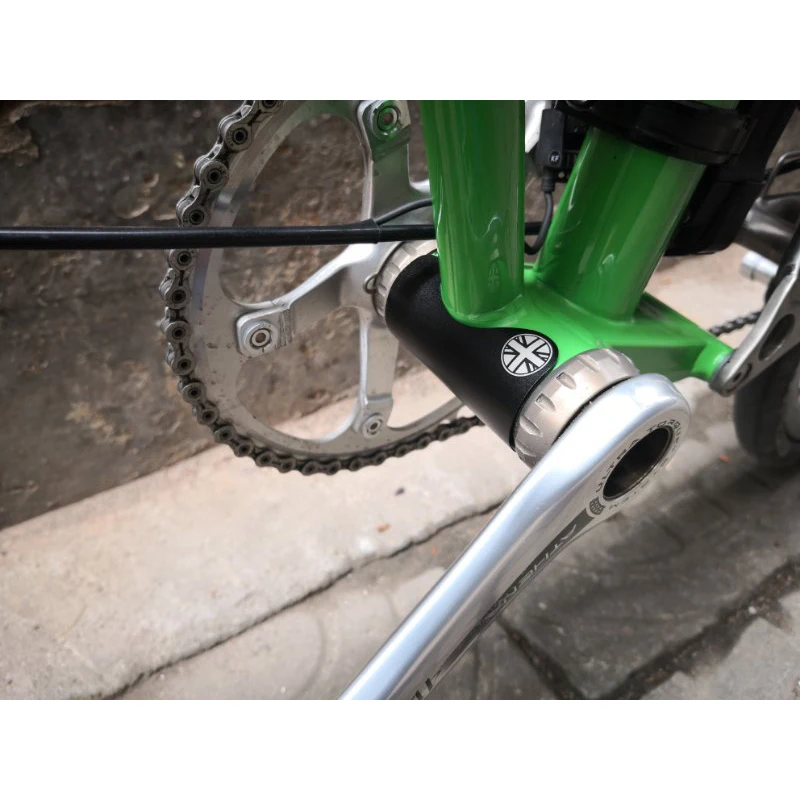 Складной велосипед из алюминиевого сплава стикеры пятиходовая для велосипеда Brompton стикеры Самоклеющиеся металлические наклейки защиты