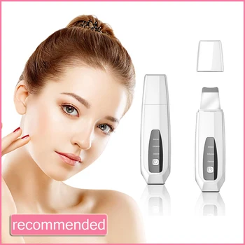 

2020 new Ultrasonic Skin Scrubber Cleaner Ion Acne Blackhead Remover Peeling Shovel Cleaner Facial Massager