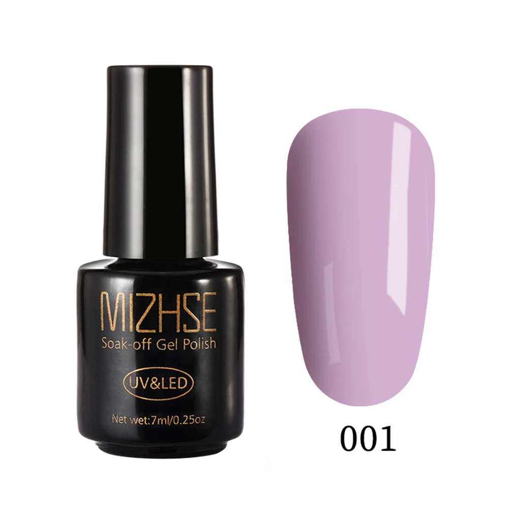 XYC001 MIZHSE Гель-лак для ногтей 7 мл UV Vernis Полупостоянный праймер верхнее покрытие для маникюра xx цветов гелевое покрытие для ногтей гель-арт - Цвет: XYC001