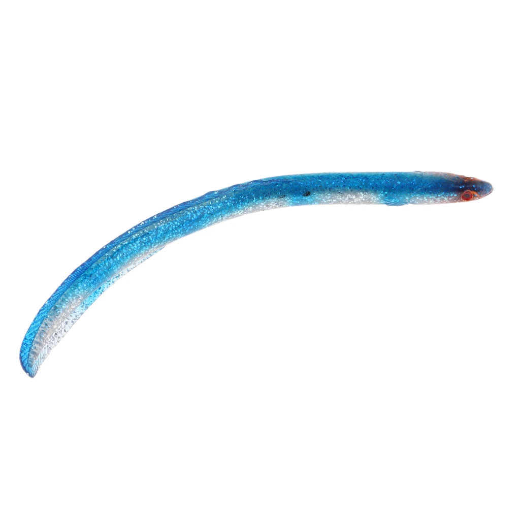 30cm Soft Fishing Bait Single Pointed Tail Loach Worms Fish Lure Tackle Jig Fishing Baits for Fisherman