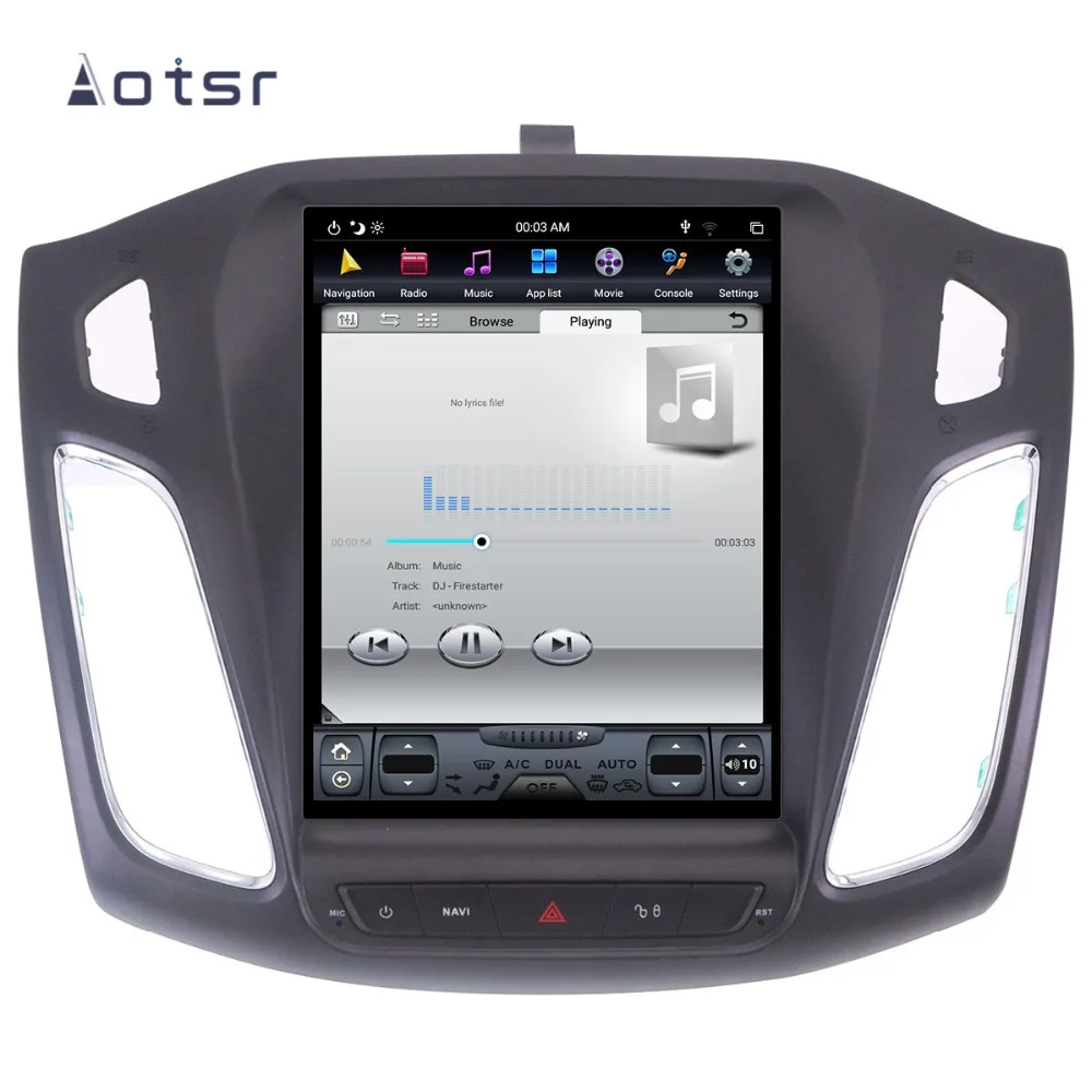 Sale Car Multimedia Android 8.1 Tesla style GPS Navigation For Ford Focus 2012-2017 Auto stereo radio headunit wifi car dvr car audio 5