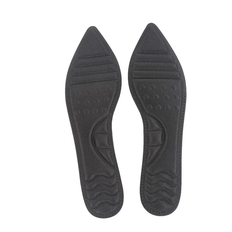 Sponge Sport Shoes Pad Comfortable Gel Insoles Ladies Massage Sole Women Insoles Inserts Shock Absorption Pads - Цвет: Золотой