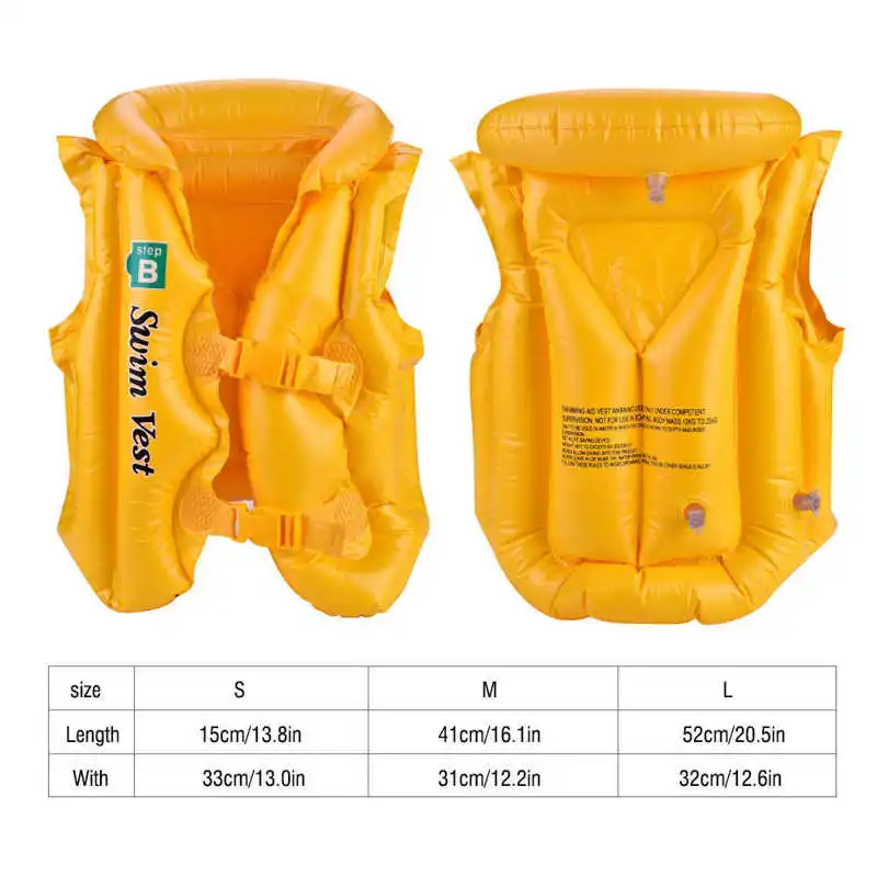 Life Jacket Children Inflatable Swimming Buoyancy Safety Jackets Boating Drifting Lifesaving Vest Life Waistcoat