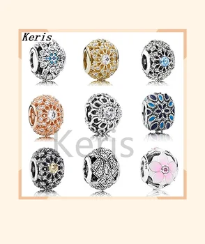 

High Quality Reproduction 1:1 100%925 Sterling Silver Multi-Style Decorative Beads Bracelet String Set