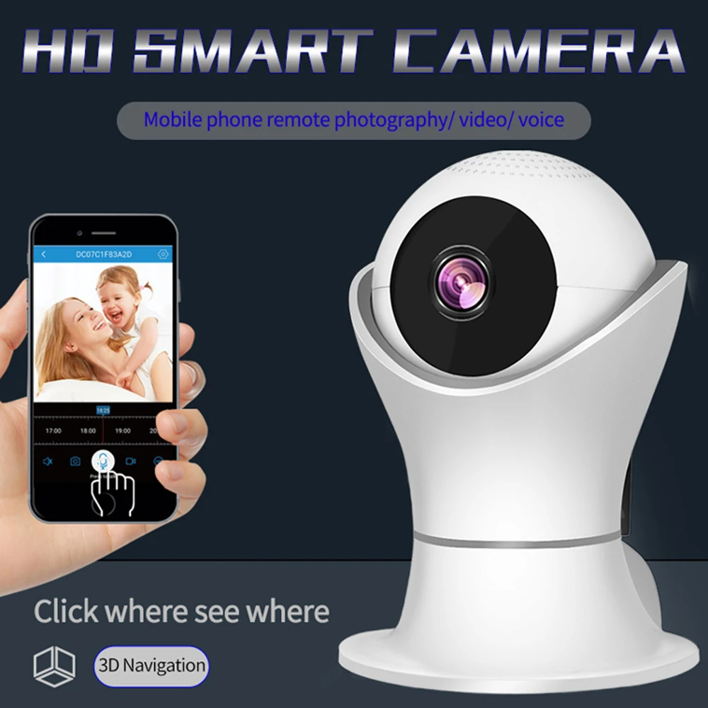 

A-ZONE 1080P HD Wireless IP Camera Auto Tracking Two Way Audio IR Night Vision Home Surveillance Video CCTV Security Wifi Camera