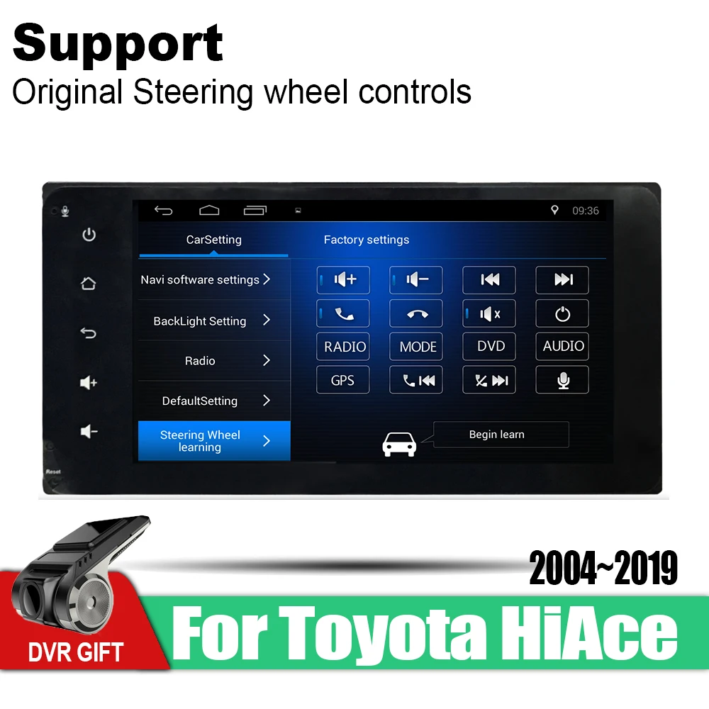 Автомагнитола ZaiXi 7 дюймов 2Din Android Wi Fi HD Bluetooth Tochscreen GPS мультимедийный плеер для Toyota