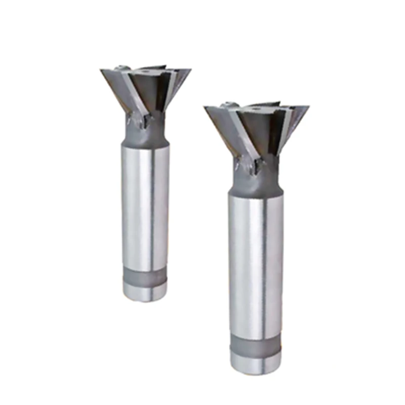 Tungsten steel dovetail slot milling cutter 45  55  60 degree straight  taper shank weld cutting dovetail forming end mill (1)_副本