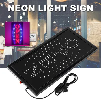 

OPEN Neon Sign LED Light Tube Handmade Visual Artwork Bar Club KTV Wall Decoration Commercial Lighting Colorful Neon Bulbs 110V
