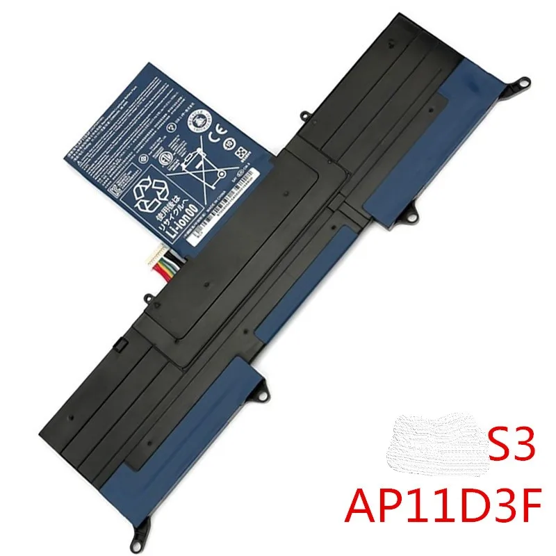 Батарея AP11D4F AP11D3F для ACER Aspire S3 S3-951 S3-951-2464G24iss S3-951-6464 S3-951-6646 MS2346 ноутбук Батарея