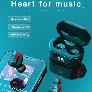 

A6 TWS Bluetooth Earphone Wireless Bluetooth Earheat Stereo Headset Mini Earbuds For Android IOS Gaming Наушники