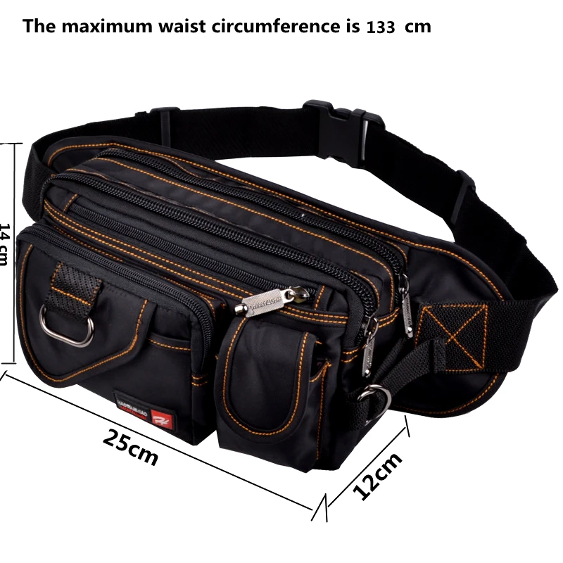 Canvas Waist Packs Purse Men Casual Messenger Bags Vintage Men Waist Bags Travel Belt Wallets