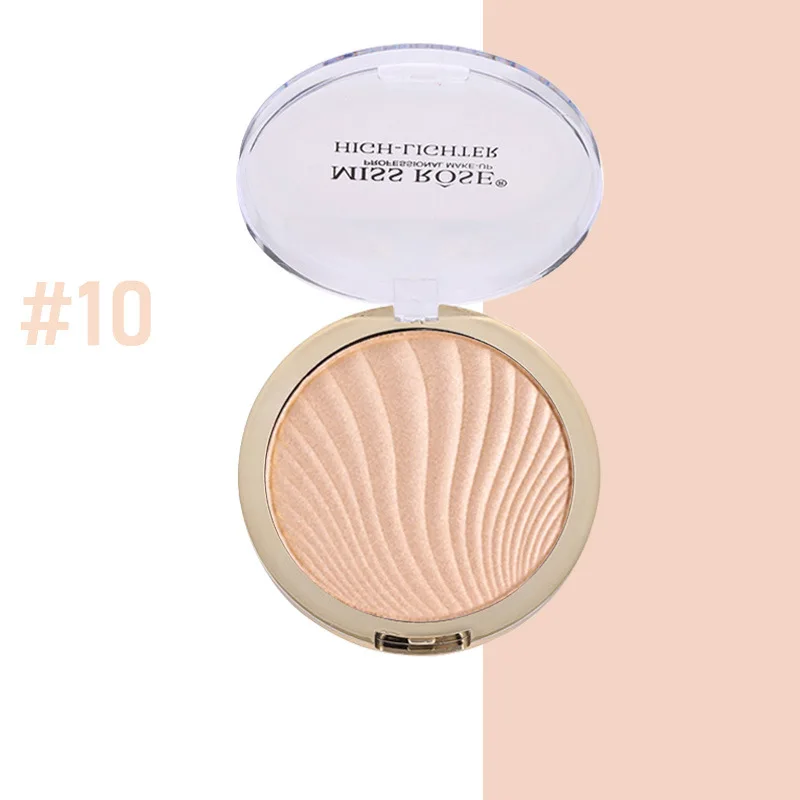 1 шт. 12 цветов highlighter пудра палитра высокий блеск длительное Осветление и Отделка Макияж подчеркивает Макияж Косметика