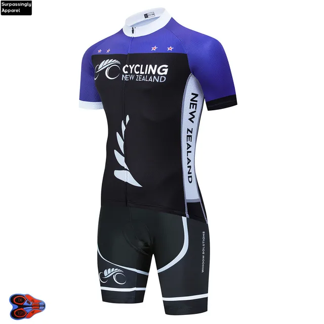 US $24.45 New Zealand Team Triathlon Skinsuit Cycling Jersey 2020 Pro 16D Gel Cycling Clothing Maillot Ropa C
