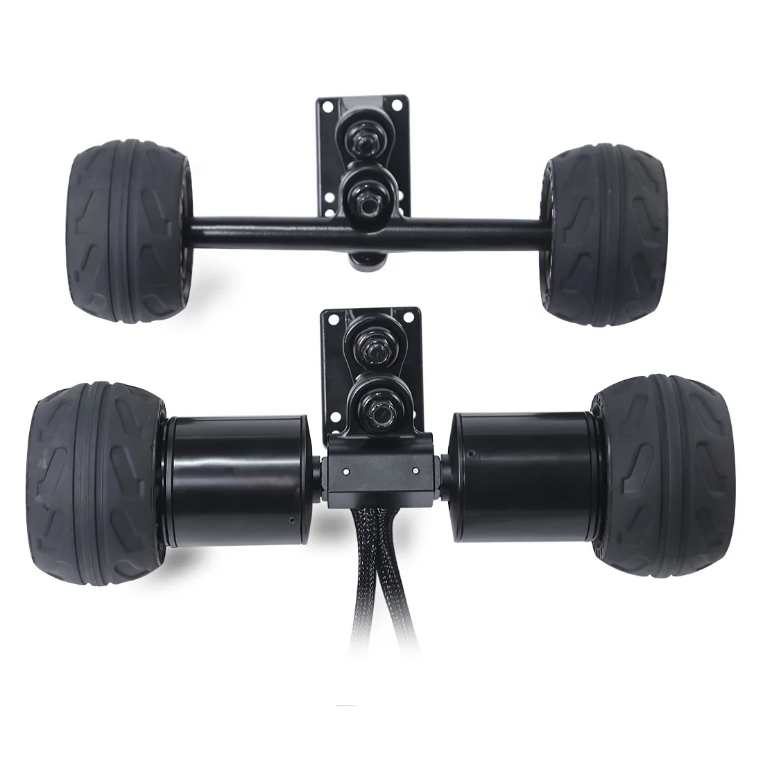 US $431.99 105LMH Rubber Wheel Tire Direct Drive Motor Kit BrainTraining Toy For Children Kids Educational Toys Birthday Gift Black Red