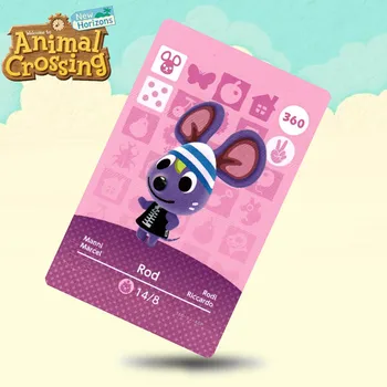 

360 Rod Animal Crossing Card Amiibo Cards Work for Switch NS 3DS Games