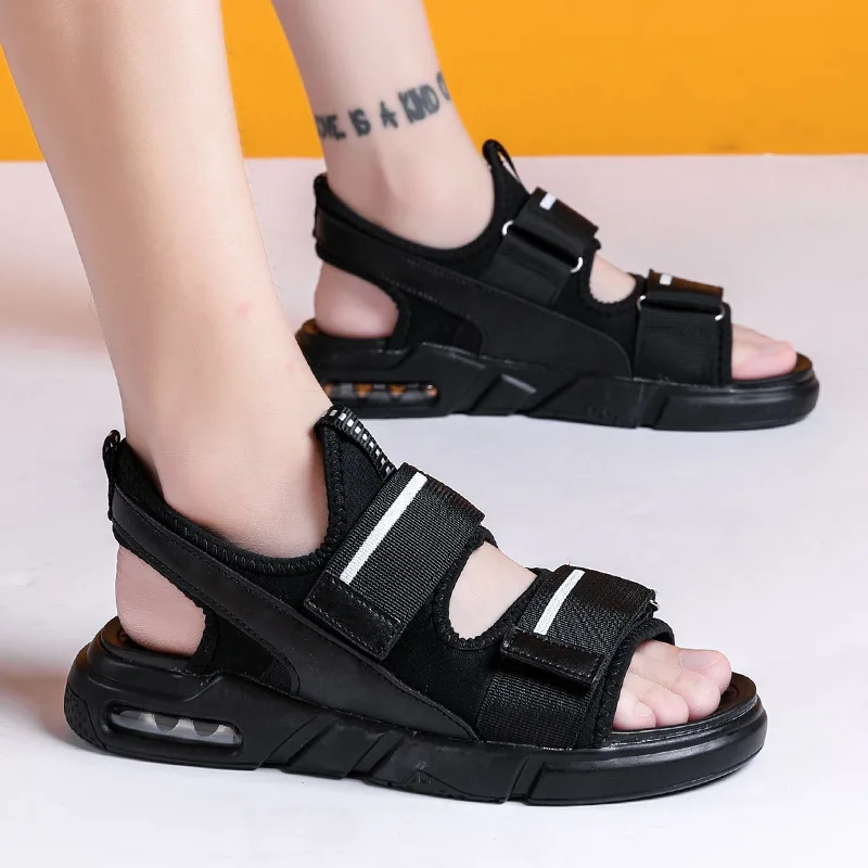 

Men's Sandals 2019 New Style Summer Cool Trend Versatile Casual Beach Shoe Teenager Students Viet Nam Slipper