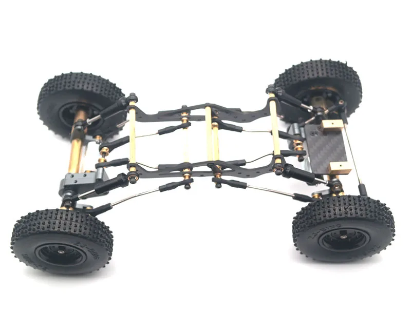 US $184.79 Dashex 124 Diy Z2 Rc Crawler Rc Car Kit Remote Control Climbing Car Strong Power