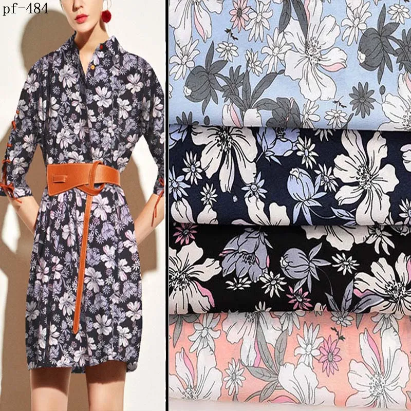 

Huayao crinkle polyester chiffon fabrics polyester double crinkle printed fabrics apparel printed chiffon fabrics