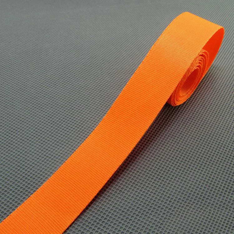 orange 10 метров 25 мм полиэстер нейлон лямки лента открытый рюкзак сумка ремень DIY ошейник Рюкзак ленты-ремни косой привязки - Цвет: orange