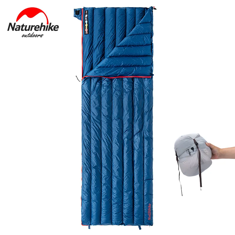 Naturehike 850FP конверт спальный мешок Зимний Открытый Кемпинг Сверхлегкий