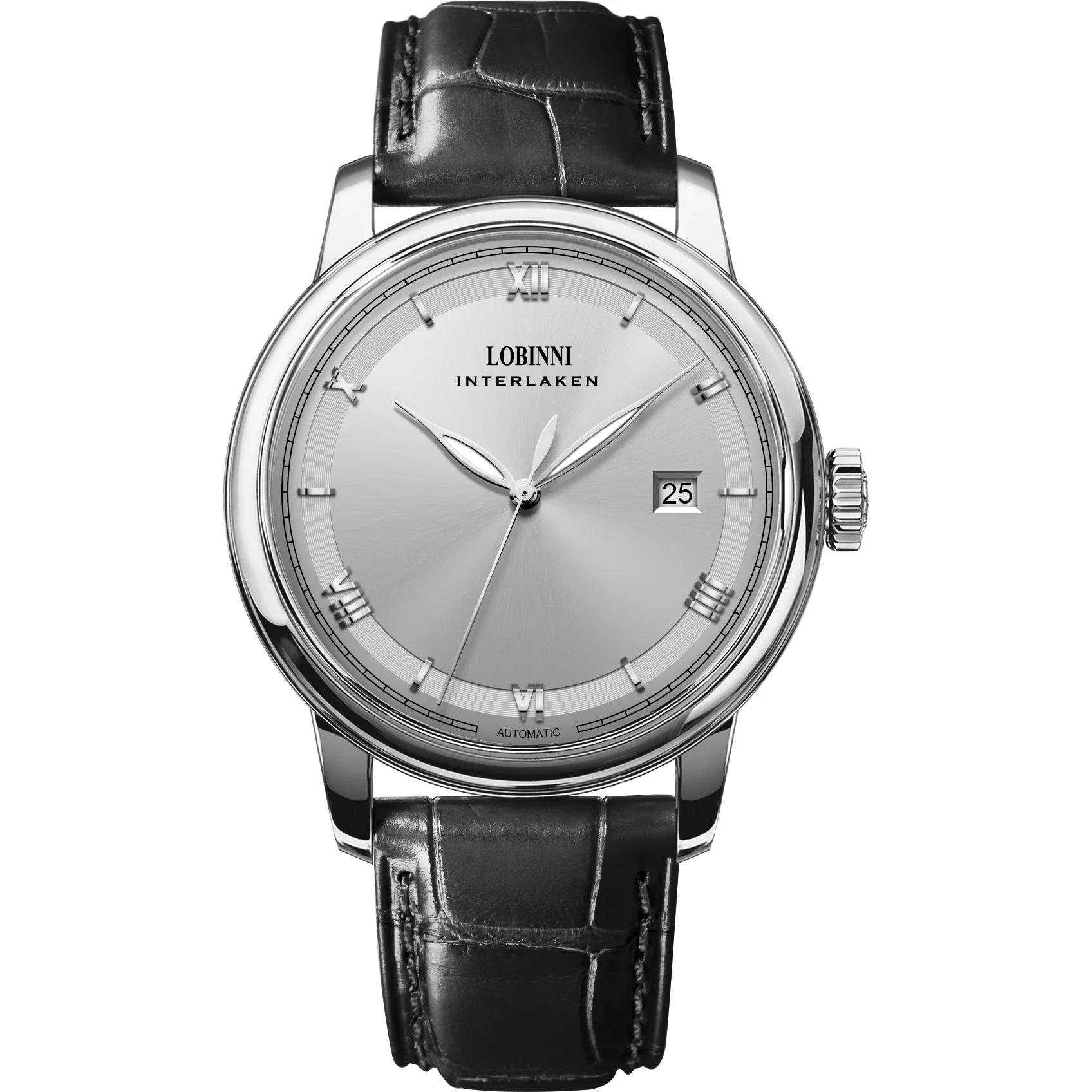 men watch p3 Мужские наручные часы, мужские автоматические часы LOBINNI, мужские роскошные брендовые водонепроницаемые механические наручные часы, нарядные часы, швейцарские часы - Цвет: men watch p3