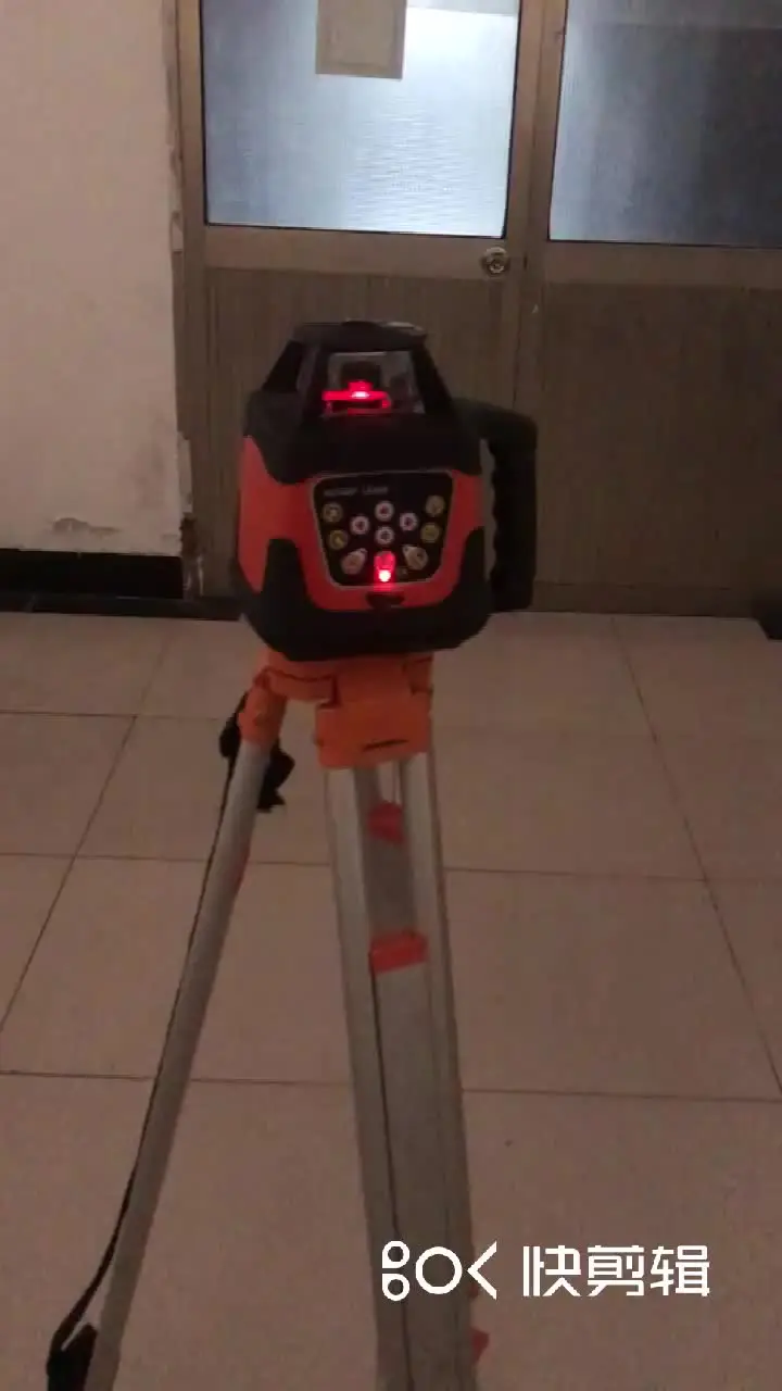 Rotary Laser Level Kit 500m Range Automatic Self-Leveling Rotating 360 Degree Red Beam