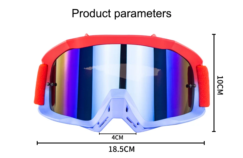 Gafas очки для мотокросса, очки для внедорожников, внедорожников, грязи, велосипедов, пылезащитные гоночные очки, анти-ветер, очки MX