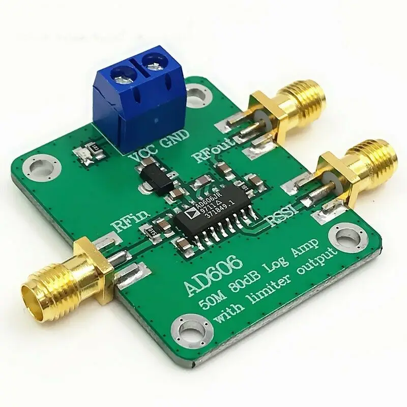 AD606 Demodulating Logarithmic Amplifier Module 80DB Low Power LOG Output Board
