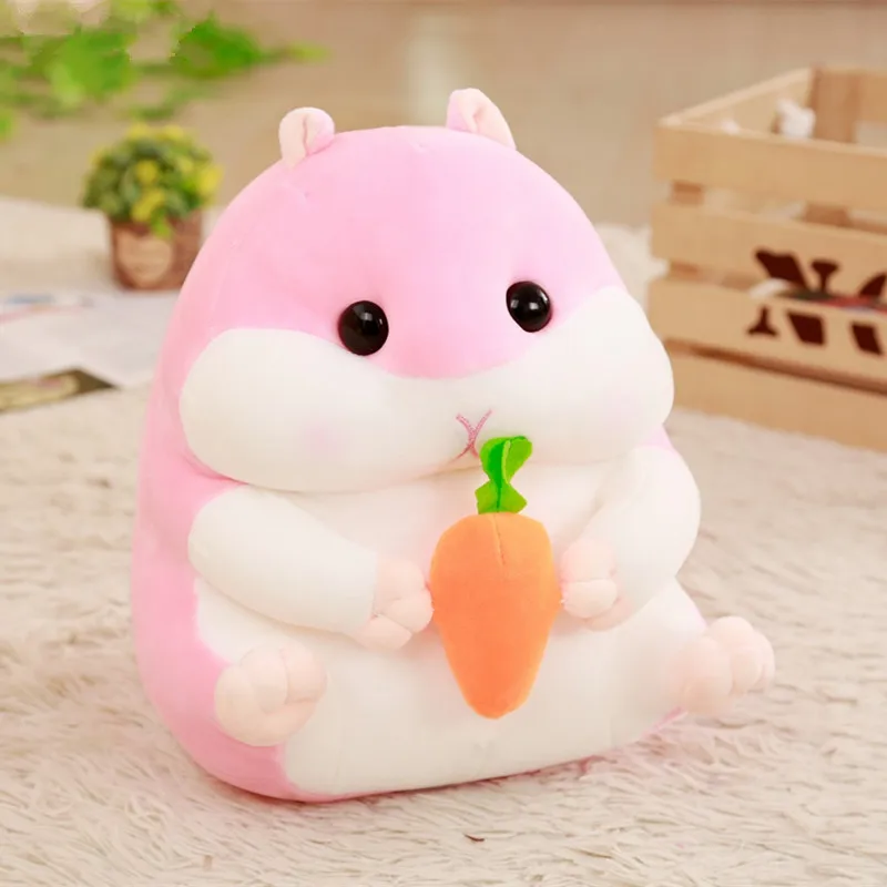 MIAOOWA 1PC 30CM Good Quality Kawaii Hamster With Icecream Plush Doll Stuffed Animal Soft Pillow Toy Kids Baby Brthday Gifts MIAOOWA 1PC 30CM Good Quality Kawaii Hamster With Icecream Plush Doll Stuffed Animal Soft Pillow Toy Kids Baby Brthday Gifts