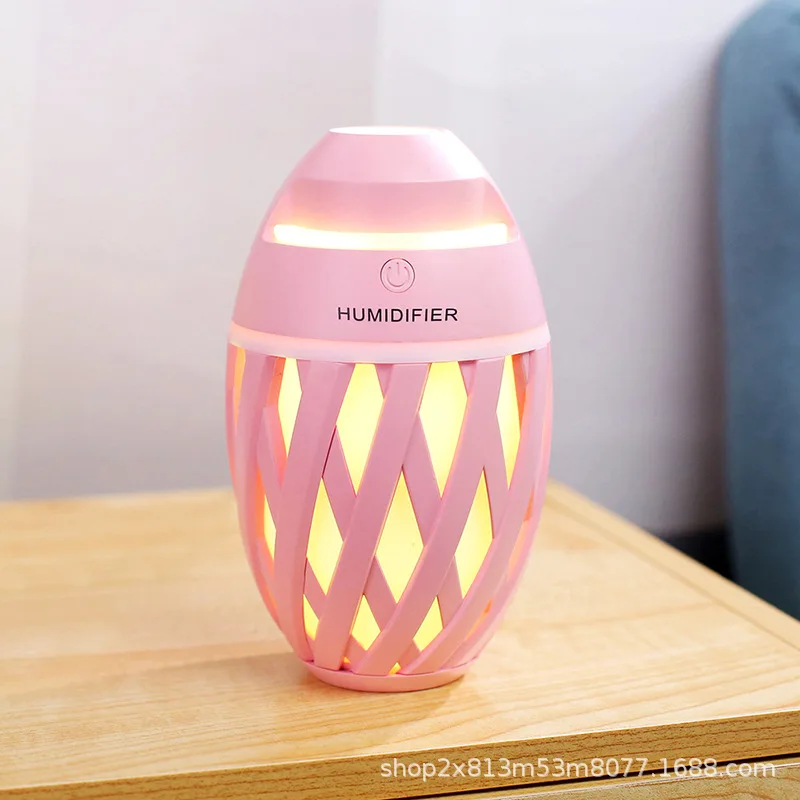 

Olive-shaped mini humidifier spray office desktop bedroom three in one small car mini aroma air Color Light Oil Diffuser