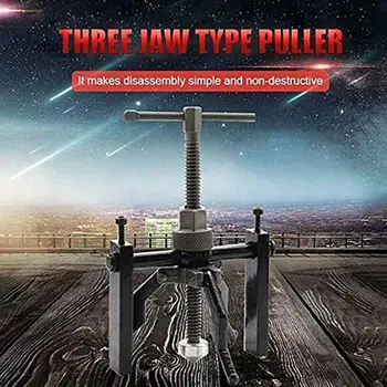 

Audew Heavy 3 Jaw Pilots Inner Bearing Puller For 12~38mm bearings G1M7