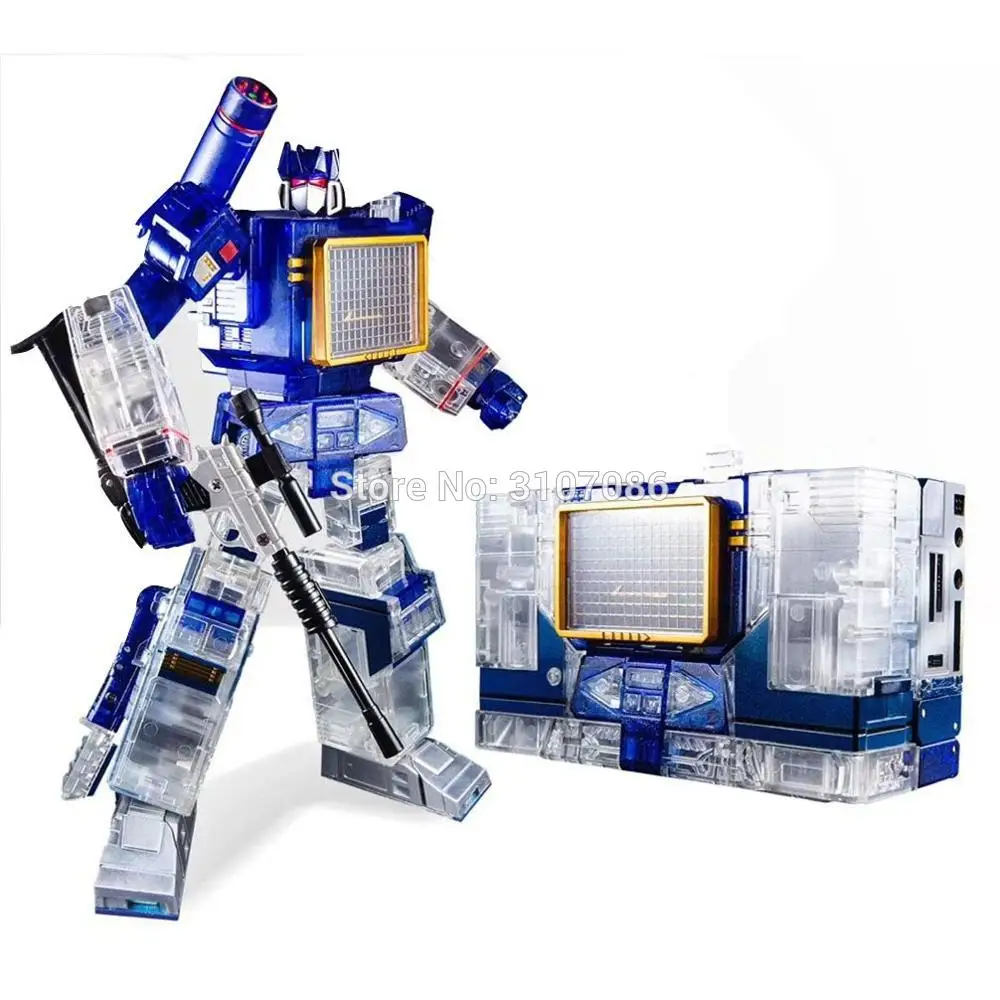THF трансформация Soundwave THF01T прозрачный walkman две ленты большой размер MP13 сплав