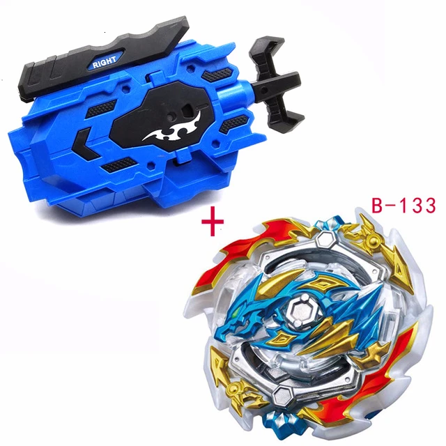 Beyblade burst b148 CHO-Z Валькирии. Z. Ev с правым левым в двух смыслах металлический пусковой провод усилитель Топ стартер гироскоп - Цвет: B133