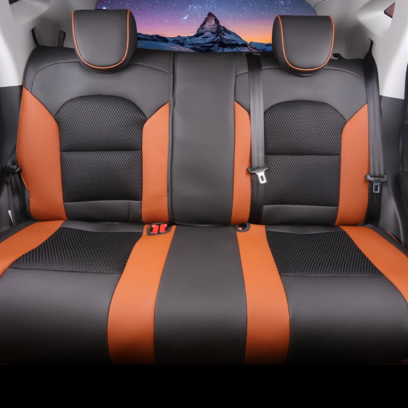 Чехлы для автомобильных сидений, набор кожаных чехлов для MG ZS,-Н. В., автомобильные чехлы, стильные Защитные подушки для сидений, внутренние аксессуары