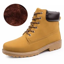 Г., ботильоны мужские зимние ботинки мотоциклетные теплые зимние ботинки на резиновой подошве Мужская зимняя обувь, ботинки martin, большие размеры 45, 46