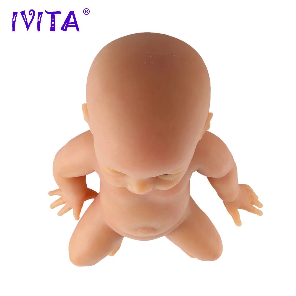 Оригинальная мягкая силиконовая кукла реборн IVITA WG1518 50 см 4960 г реалистичные